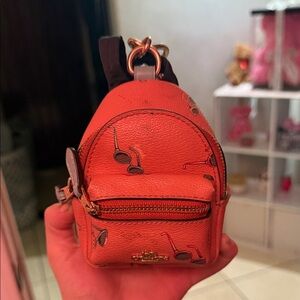 Coach Sunglasses Print Mini Bag in Orange